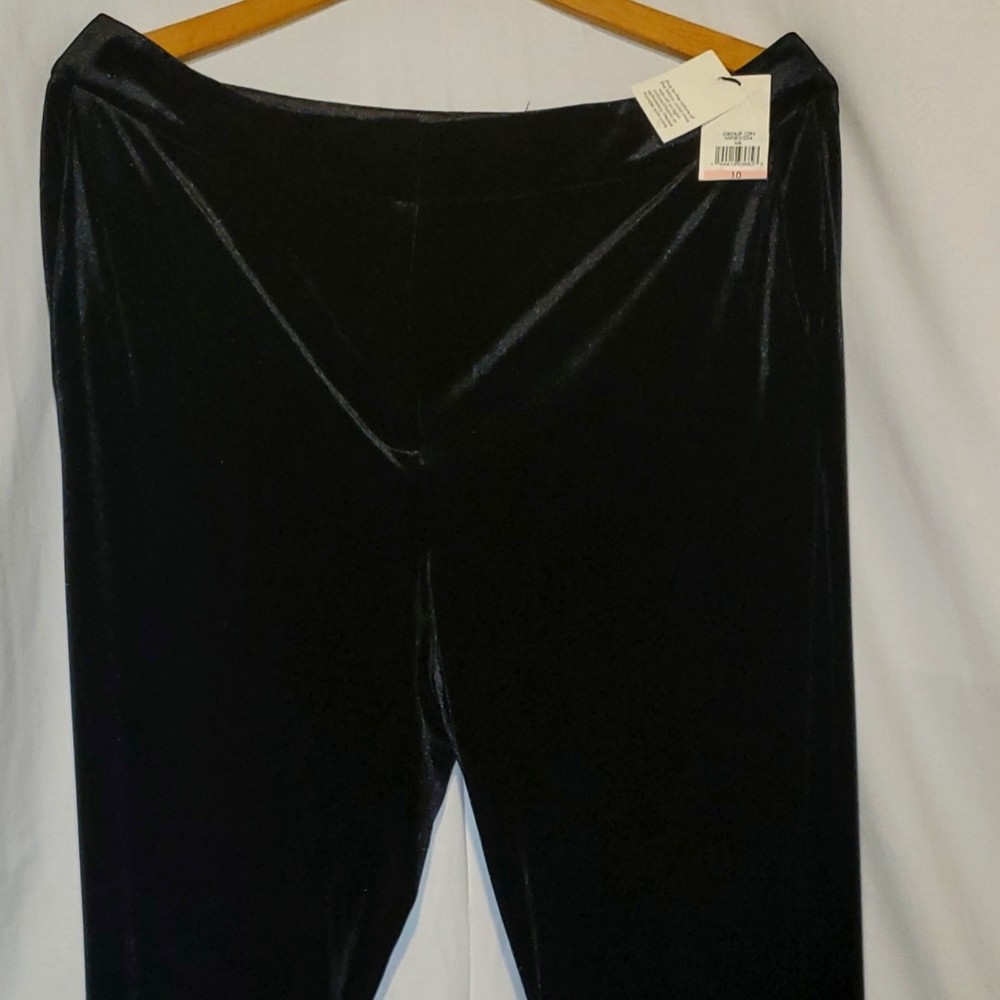 Calvin Klein Black  Velvet  Pants